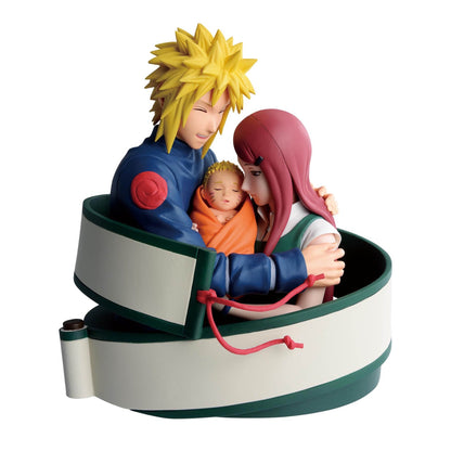 Naruto Shippuden - Namikaze Minato, Uzumaki Kushina & Uzumaki Naruto - NARUTO 72 Series (Bandai Spirits)