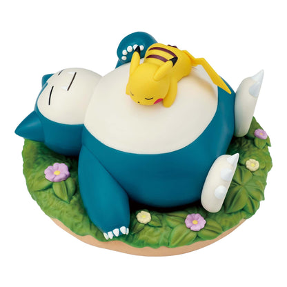 Pokémon Pikachu & Snorlax: Relaxing Time Figure by Bandai Spirits