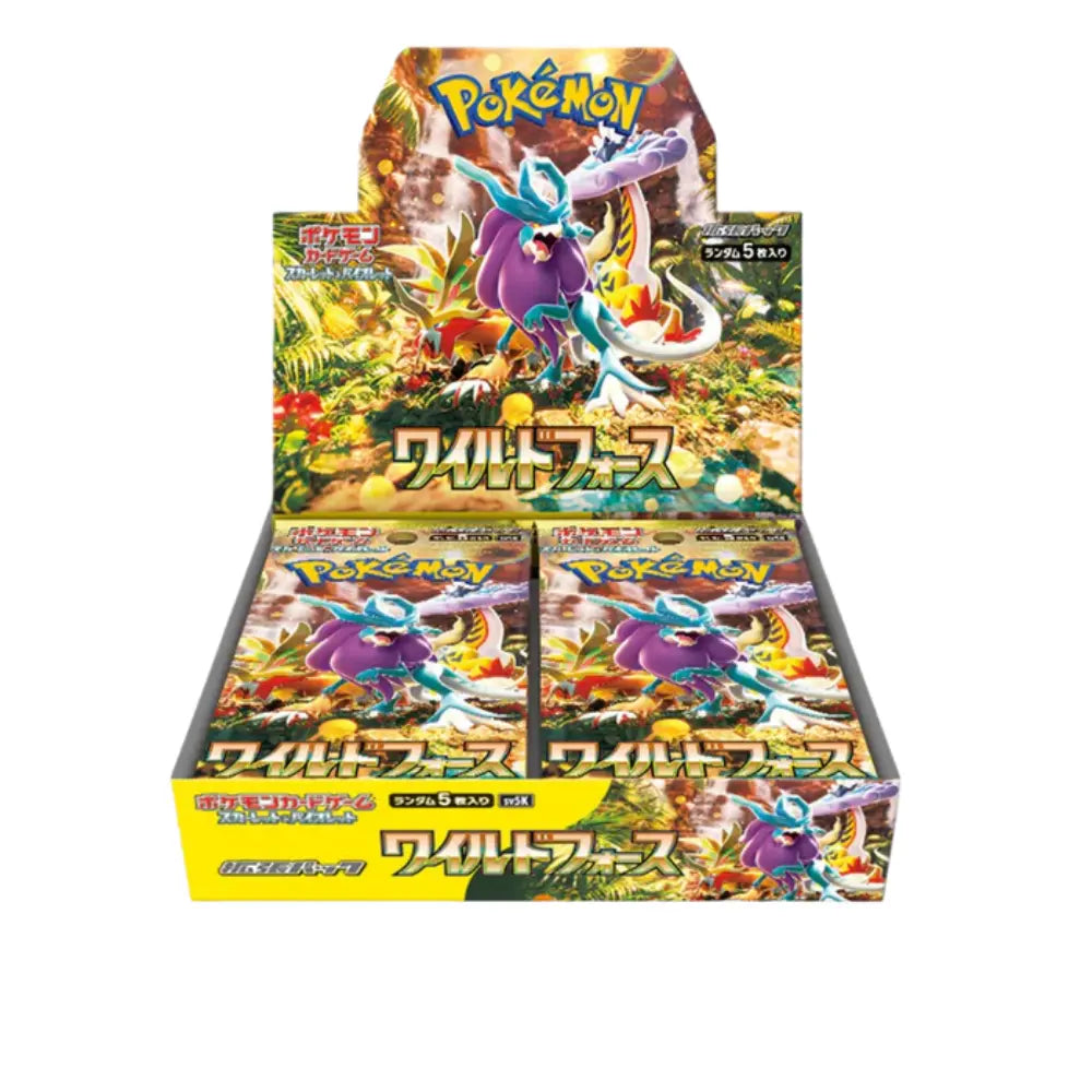Japanese Pokemon Cards - Scarlet & Violet Wild Force - Booster Box